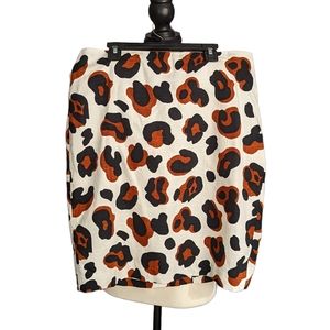 Woman's Talbots Cow Print Skirt Size 10P